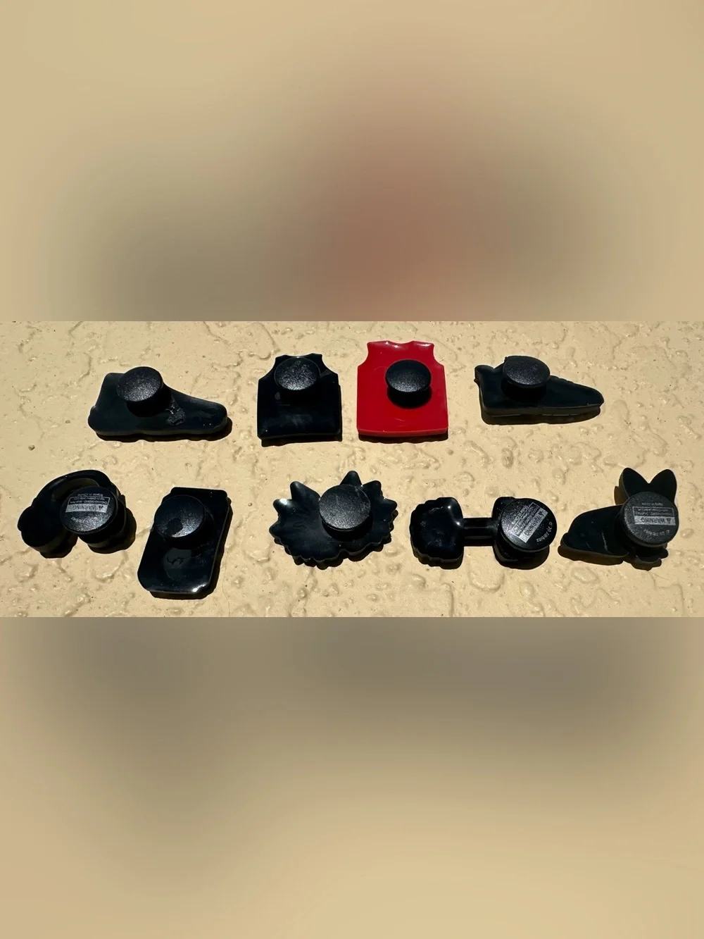 Crocs Jibbitz Lot of 9 Items in VGC - Jordan, Kobe, Sneakers, Corgi and More